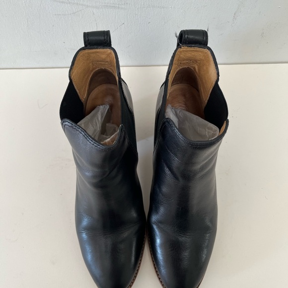Madewell Black Leather Ankle Boots